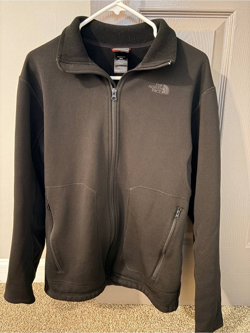The North Face Men’s Black Zip-Up Fleece Jacket